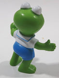 Vintage HA! The Muppets 1986 Baby Kermit The Frog Skateboarding Figurine McDonald's Happy Meal Toy