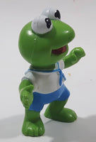 Vintage HA! The Muppets 1986 Baby Kermit The Frog Skateboarding Figurine McDonald's Happy Meal Toy