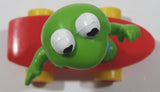 1986 Muppet Babies Kermit The Frog on a Red Skateboard Plastic Toy McDonald's Happy Meal