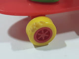 1986 Muppet Babies Kermit The Frog on a Red Skateboard Plastic Toy McDonald's Happy Meal