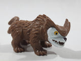 2012 Mattel Dreamworks Croods Bearowl Brown 3" Long Toy Figure
