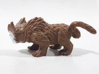 2012 Mattel Dreamworks Croods Bearowl Brown 3" Long Toy Figure