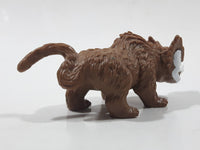 2012 Mattel Dreamworks Croods Bearowl Brown 3" Long Toy Figure