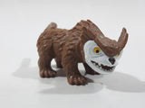 2012 Mattel Dreamworks Croods Bearowl Brown 3" Long Toy Figure