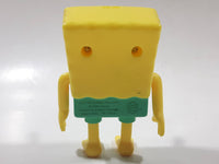 2009 Burger King SpongeBob SquarePants Green Shorts 3 1/2" Tall Toy Figure