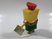2007 Burger King SpongeBob SquarePants Red Hat Green Pants 3 3/4" Tall Toy Figure
