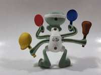 2012 McDonald's SpongeBob SquarePants Squidward Tennis Player 4" Tall Toy Figure