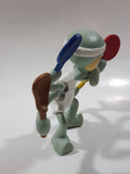2012 McDonald's SpongeBob SquarePants Squidward Tennis Player 4" Tall Toy Figure