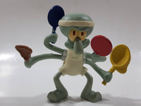 2012 McDonald's SpongeBob SquarePants Squidward Tennis Player 4" Tall Toy Figure