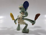 2012 McDonald's SpongeBob SquarePants Squidward Tennis Player 4" Tall Toy Figure