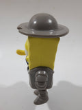 2005 Burger King SpongeBob SquarePants Brown Hat and Clothes 4" Tall Toy Figure