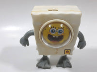2011 Burger King SpongeBob SquarePants Washing Machine 3 1/4" Tall Toy Figure