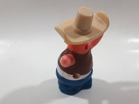 2008 Burger King SpongeBob SquarePants Cowboy Patrick 3 3/4" Tall Toy Figure