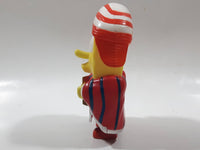 2005 Burger King SpongeBob SquarePants Playing Pipe Flute 4" Tall Toy Figure