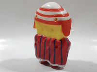 2005 Burger King SpongeBob SquarePants Playing Pipe Flute 4" Tall Toy Figure