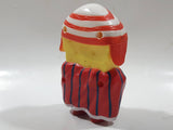 2005 Burger King SpongeBob SquarePants Playing Pipe Flute 4" Tall Toy Figure