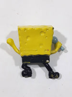 2003 SpongeBob SquarePants Singing with Microphone 1 1/2" Tall Toy Figure