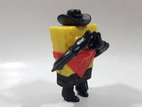 2008 Burger King SpongeBob SquarePants Cowboy Bandit 3 1/2" Tall Toy Figure