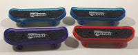 2013 McDonald's Viacom TMNT Teenage Mutant Ninja Turtles Leonardo, Raphael, Donatello Fingerboard Skateboards 3 3/4" Long Toys Lot of 4