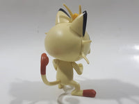 2007 Jakks Pacific Nintendo Pokemon Meowth 3 1/4" Tall Toy Figure