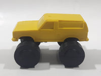 1982 Mattel Yellow Truck Plastic Toy Car Vehicle Made in Mexico