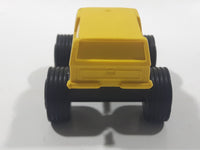 1982 Mattel Yellow Truck Plastic Toy Car Vehicle Made in Mexico
