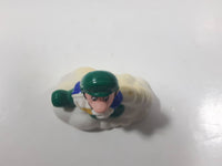1989 McDonald's Nintendo Super Mario Bros. 3 Luigi Holding Star on a Cloud Plastic 2 1/4" Long Pullback Toy Character Car Vehicle