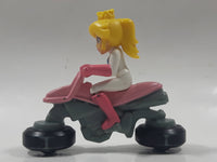 2014 McDonald's Nintendo Mario Kart Princess Peach Plastic 3" Long Toy Character Car Vehicle