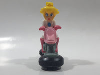 2014 McDonald's Nintendo Mario Kart Princess Peach Plastic 3" Long Toy Character Car Vehicle