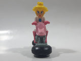 2014 McDonald's Nintendo Mario Kart Princess Peach Plastic 3" Long Toy Character Car Vehicle
