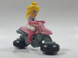 2014 McDonald's Nintendo Mario Kart Princess Peach Plastic 3" Long Toy Character Car Vehicle