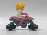 2014 McDonald's Nintendo Mario Kart Princess Peach Plastic 3" Long Toy Character Car Vehicle