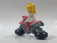 2014 McDonald's Nintendo Mario Kart Princess Peach Plastic 3" Long Toy Character Car Vehicle