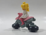 2014 McDonald's Nintendo Mario Kart Princess Peach Plastic 3" Long Toy Character Car Vehicle