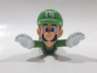 2017 McDonald's Nintendo Super Mario Flying Luigi Plastic 3" Long Toy Figure