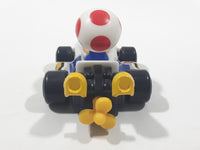 2014 McDonald's Nintendo Mario Kart Toad Plastic 3" Long Toy Character Car Vehicle