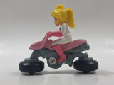 2014 McDonald's Nintendo Mario Kart Princess Peach Plastic 3" Long Toy Character Car Vehicle