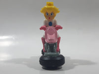 2014 McDonald's Nintendo Mario Kart Princess Peach Plastic 3" Long Toy Character Car Vehicle