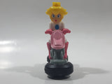2014 McDonald's Nintendo Mario Kart Princess Peach Plastic 3" Long Toy Character Car Vehicle