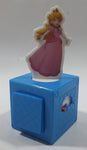 2018 McDonald's Nintendo Super Mario Princess Peach Spinning Game Plastic Toy