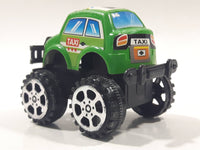 Unknown Brand Taxi Monster Truck with Eyes Green Plastic Toy Car Vehicle