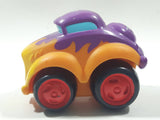 2005 Hasbro Tonka Lil Chuck & Friends Hot Rod with Flames Purple and Orange Plastic Die Cast Toy Car Vehicle C-082A