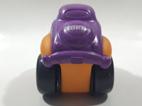 2005 Hasbro Tonka Lil Chuck & Friends Hot Rod with Flames Purple and Orange Plastic Die Cast Toy Car Vehicle C-082A