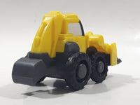 2015 Mattel Hit Bob The Builder Back Hoe Yellow Plastic Die Cast Toy Car Vehicle