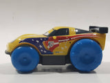 2012 Mattel Disney Pixar Cars Hydro Wheels Jeff Gorvette Yellow Plastic Toy Car Vehicle