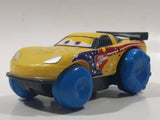 2012 Mattel Disney Pixar Cars Hydro Wheels Jeff Gorvette Yellow Plastic Toy Car Vehicle