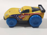 2012 Mattel Disney Pixar Cars Hydro Wheels Jeff Gorvette Yellow Plastic Toy Car Vehicle