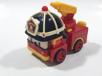 2013 Silverlit Hong Kong ROI Visual/EBS Fireman Rescue Fire Truck Red Plastic Toy Car Vehicle Transformer