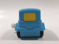 Vintage 1978 Tomy Flip Floppers Bus Light Blue Wind Up Plastic Toy Car Vehicle