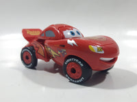 Disney Pixar Cars Lightning McQueen #95 Rust-eze Red Plastic Toy Car Vehicle